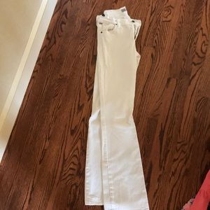 Citizens of humanity white jeans with slight flare